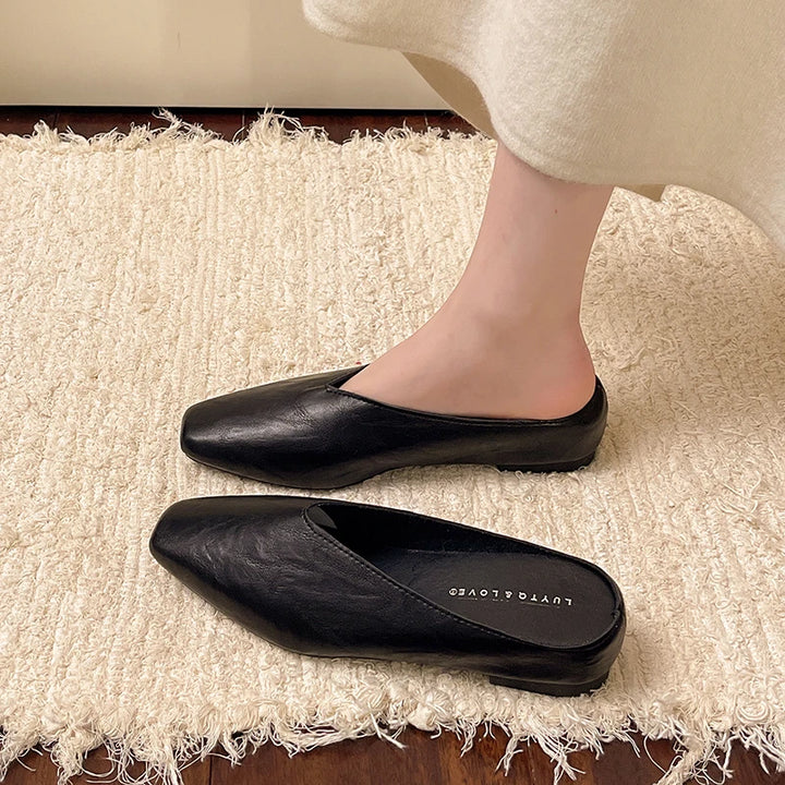 Arabella Pleather Mules