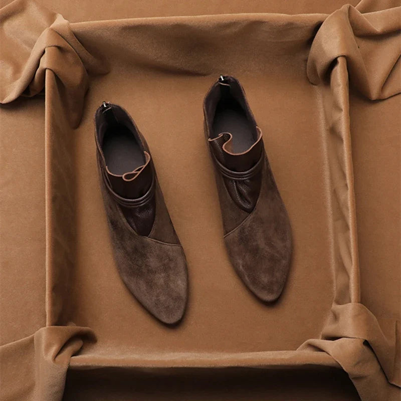 Women’s Suede Fur-Lined Ankle Boots