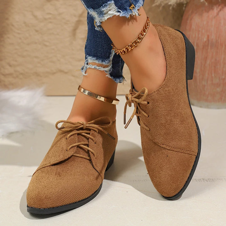 Rhea Double Suede Derby