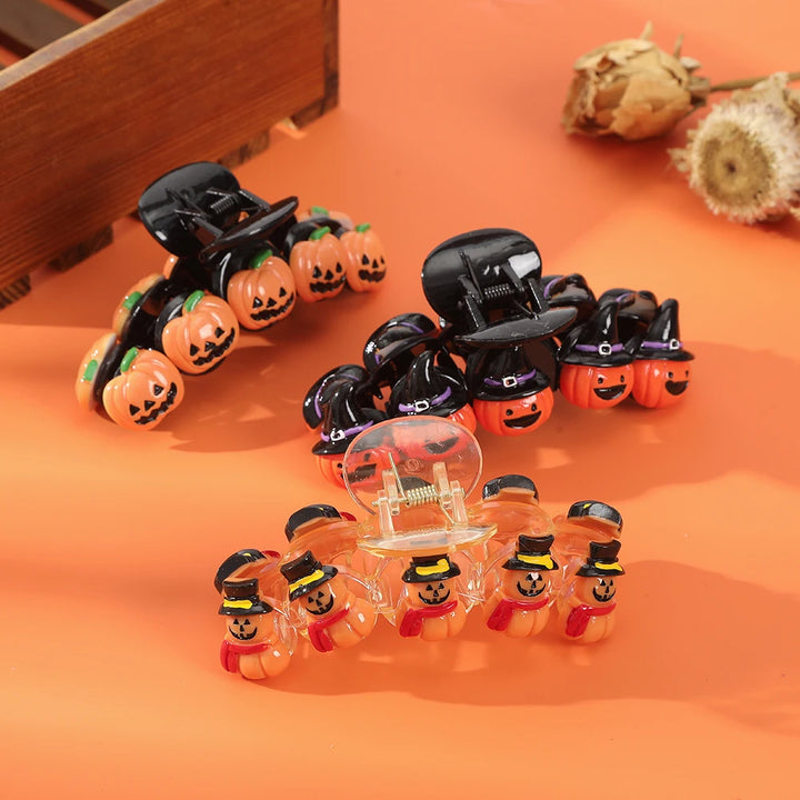 Halloween Pumpkins Hair Clip