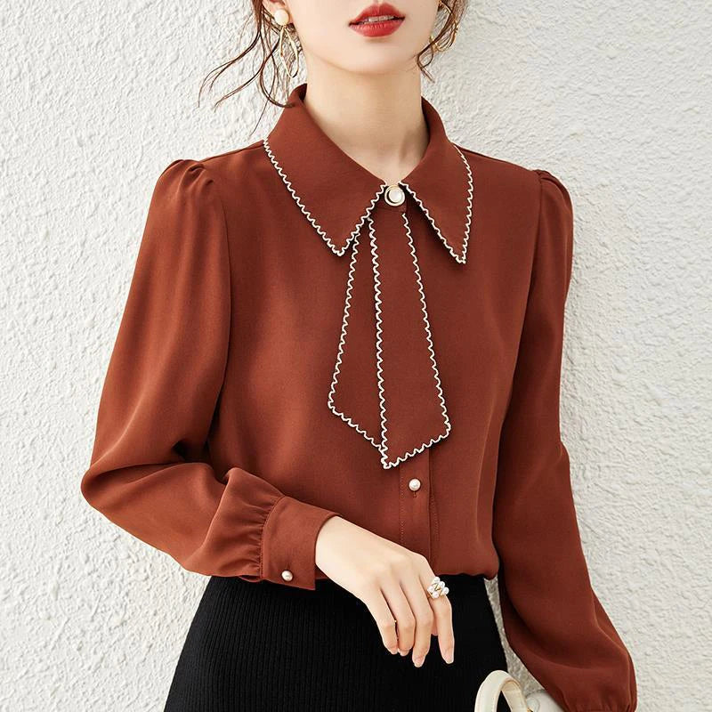 Marché Chiffon Blouse