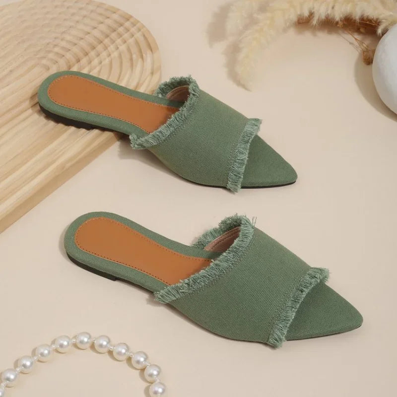 Nadia Denim Slip-On