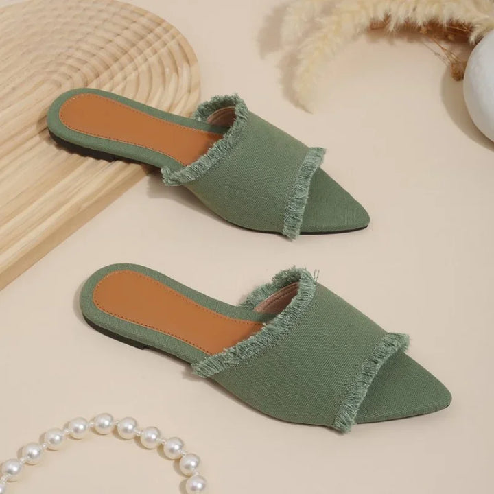 Nadia Denim Slip-On