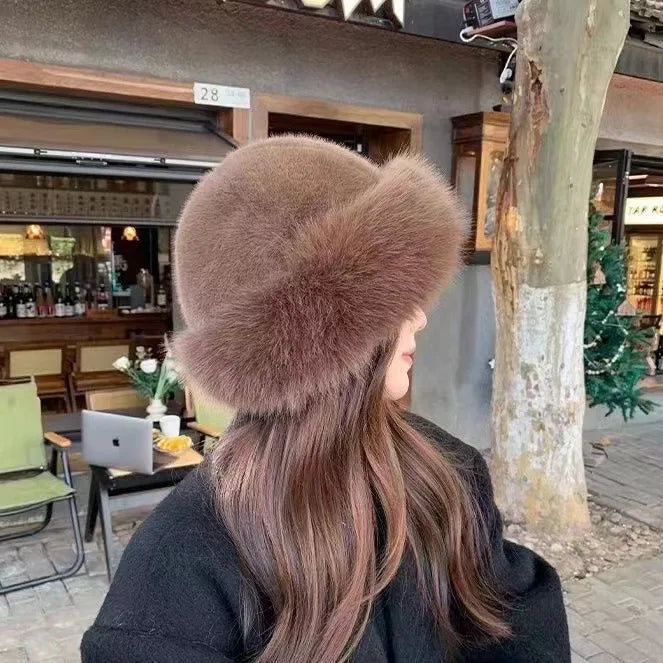 Women’s Faux Fur Bucket Hat