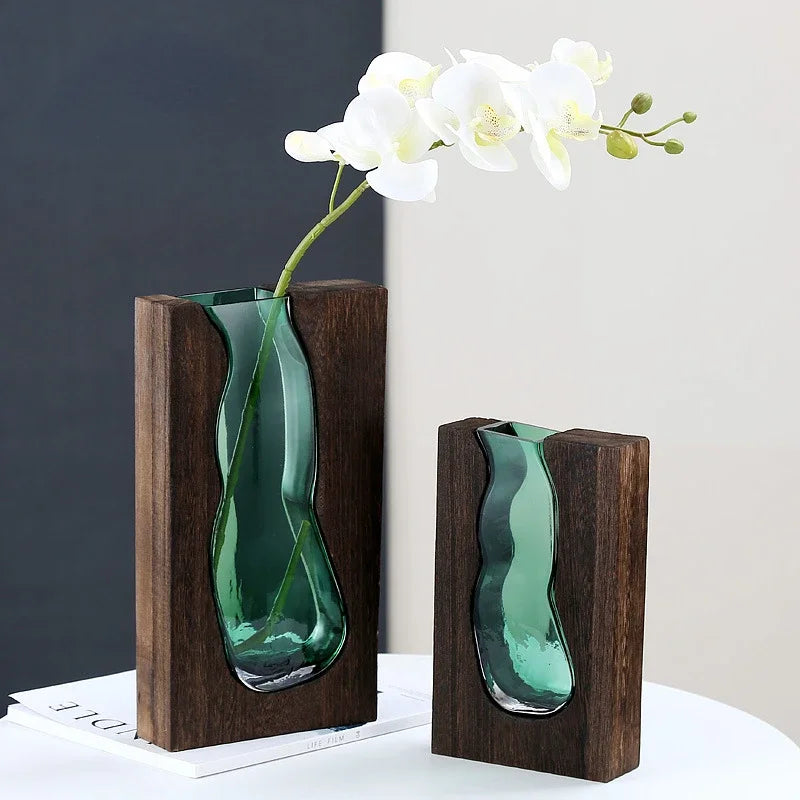 Elmura Wooden Vase