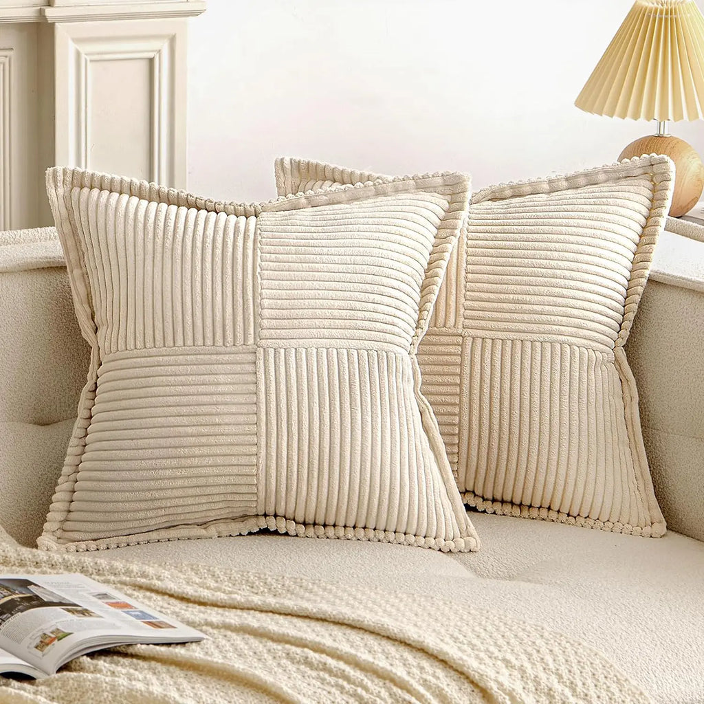 Corduroy 4-Way Cushion Cover