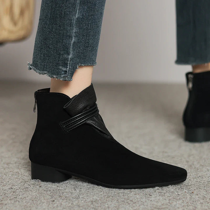 Women’s Suede Fur-Lined Ankle Boots
