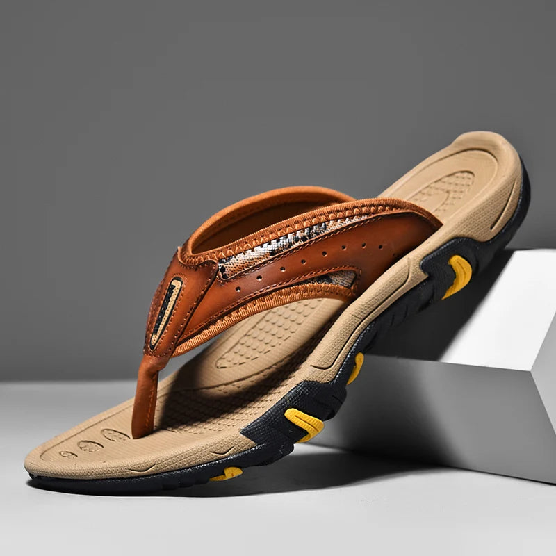 Evan Ergonomic Leather Sandals