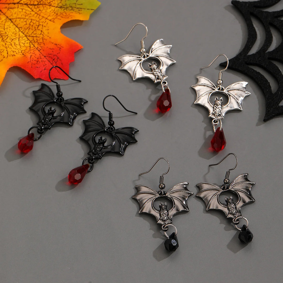 Vampire Bat Earrings