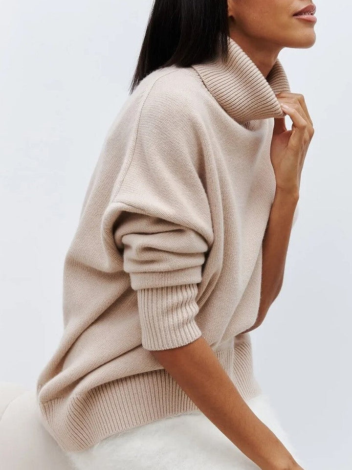 Women's Oversized Turtleneck Jumper