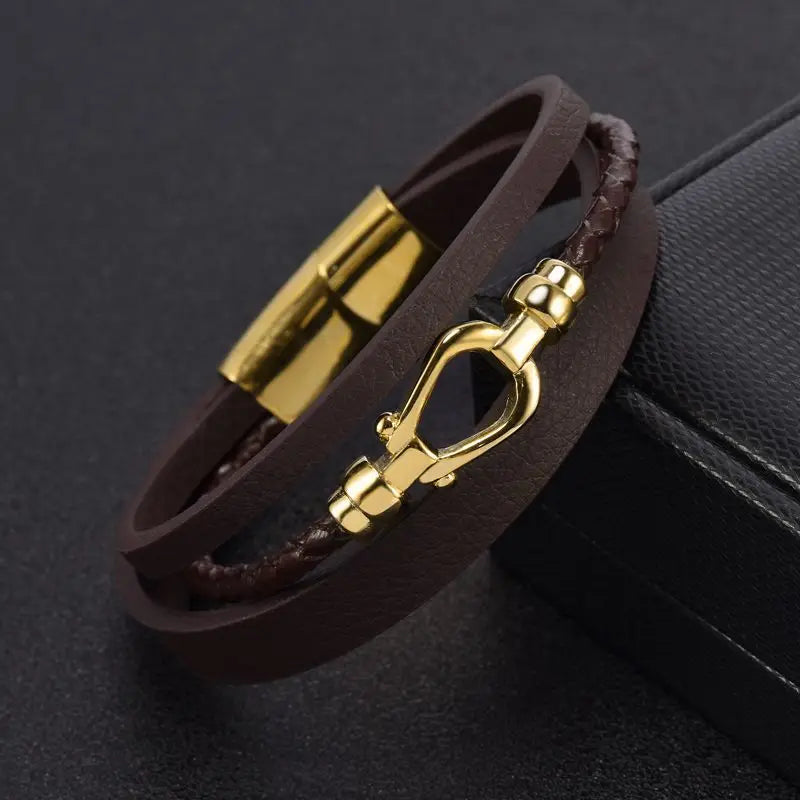 Captain Jack Leather Bracelet