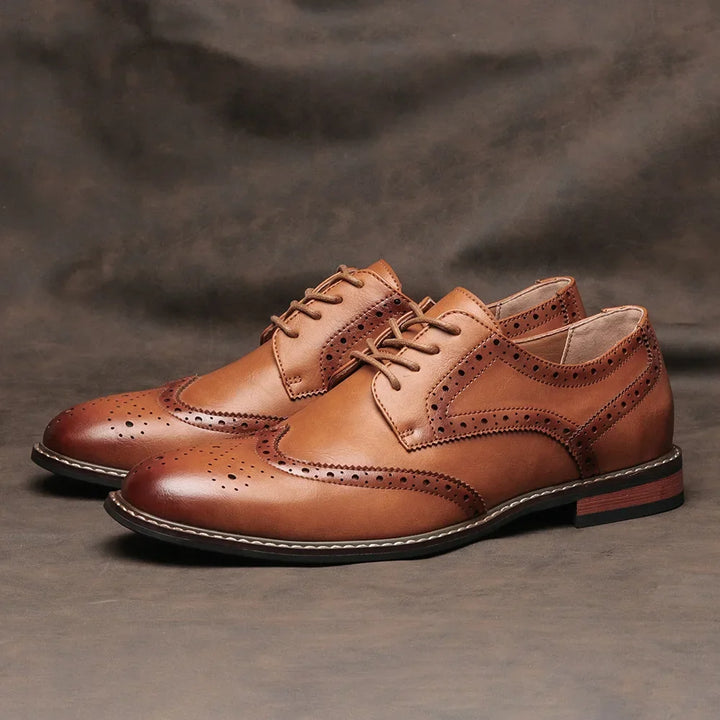 Alonzo Genuine Leather Brogues