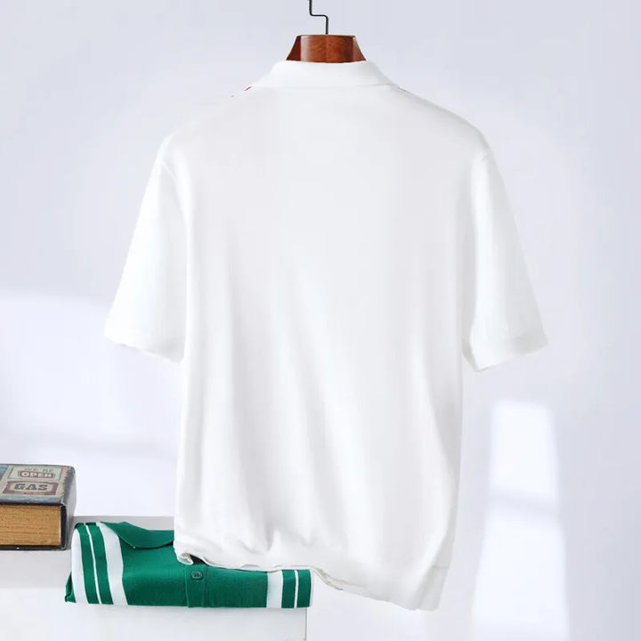 Santorini Stripe Polo
