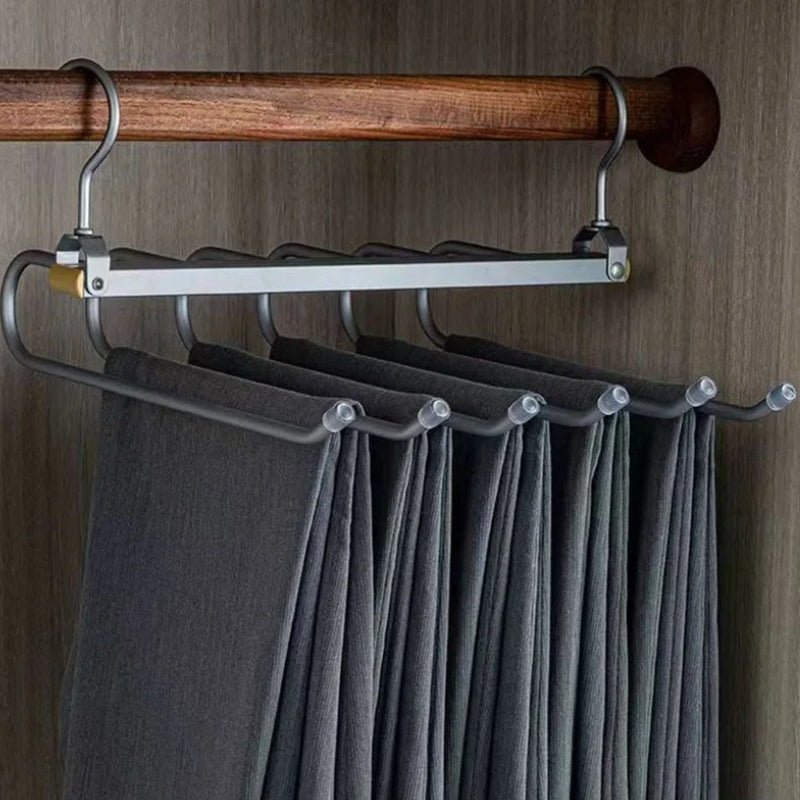 Space-saving aluminum trouser hanger | Virelle Maison 9