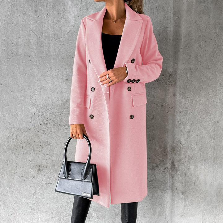 Women’s Stylish Double Breasted Long Trench Coat