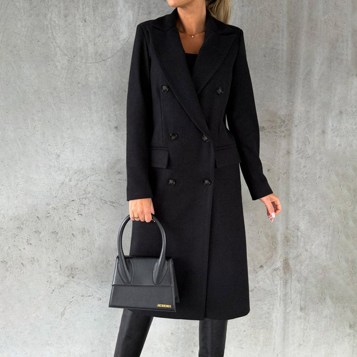 Women’s Stylish Double Breasted Long Trench Coat