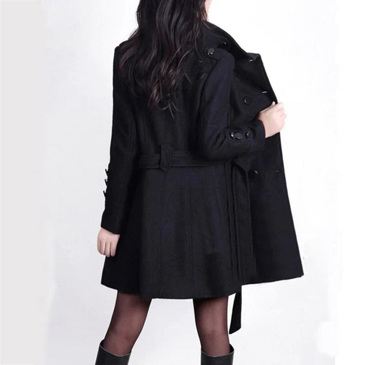 Women’s Cashmere Double Breasted Winter Trench Coat