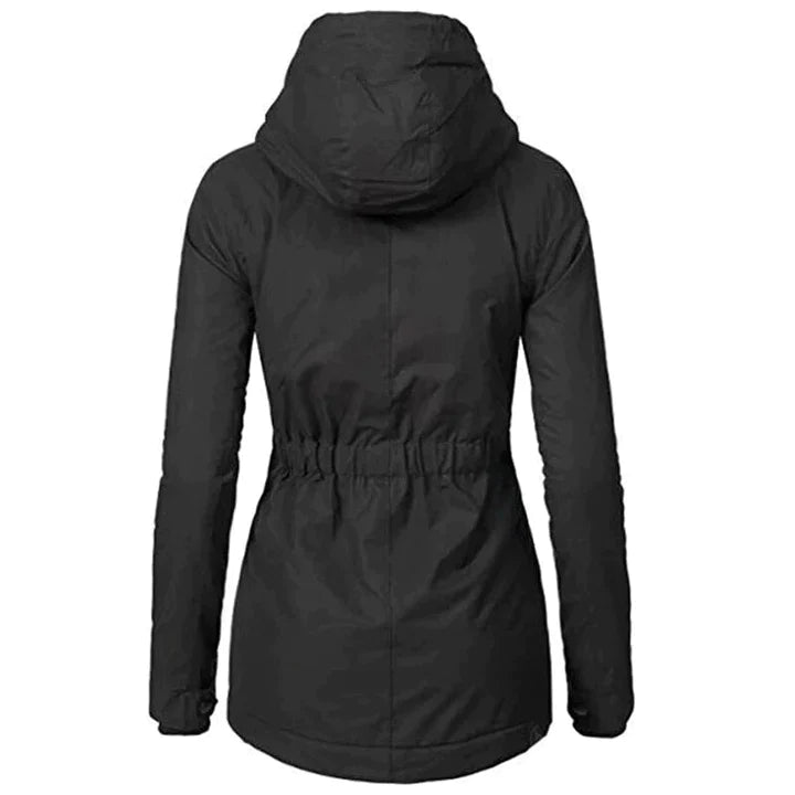 Women’s Sherpa Lined Hooded Parka Winter Jacket