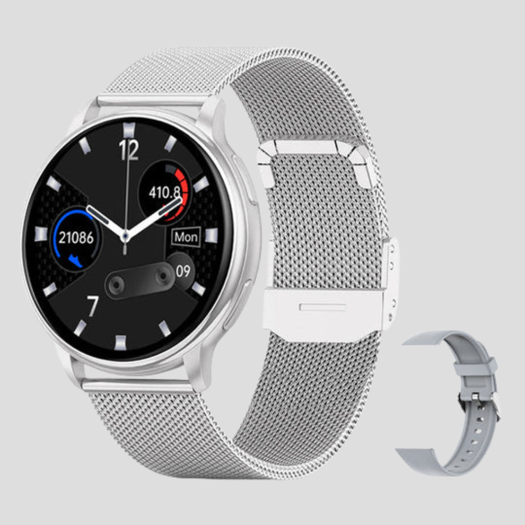 Unisex Fitness Smartwatch with Bluetooth Calls &amp; Health Tracking