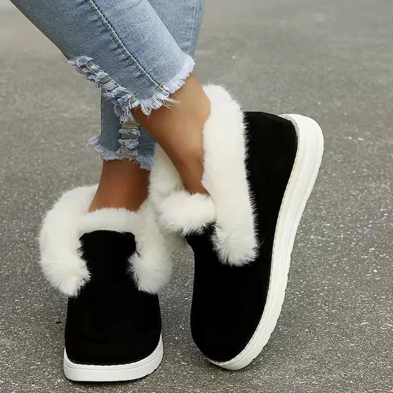 Velvet Ankle Boots for Women – Cozy &amp; Elegant Style 1