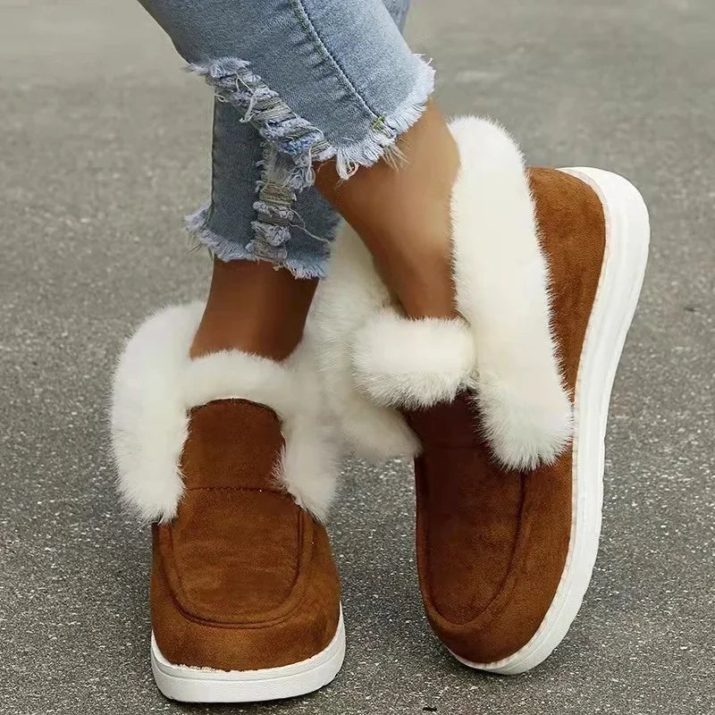 Velvet Ankle Boots for Women – Cozy & Elegant Style 4