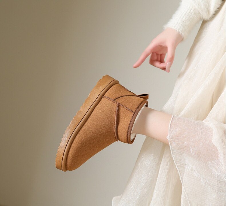 Women’s Ultra Mini Sheepskin Style Winter Boots