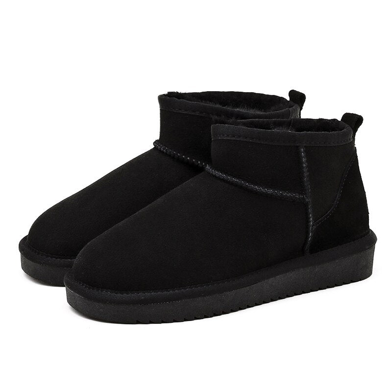 Women’s Ultra Mini Sheepskin Style Winter Boots