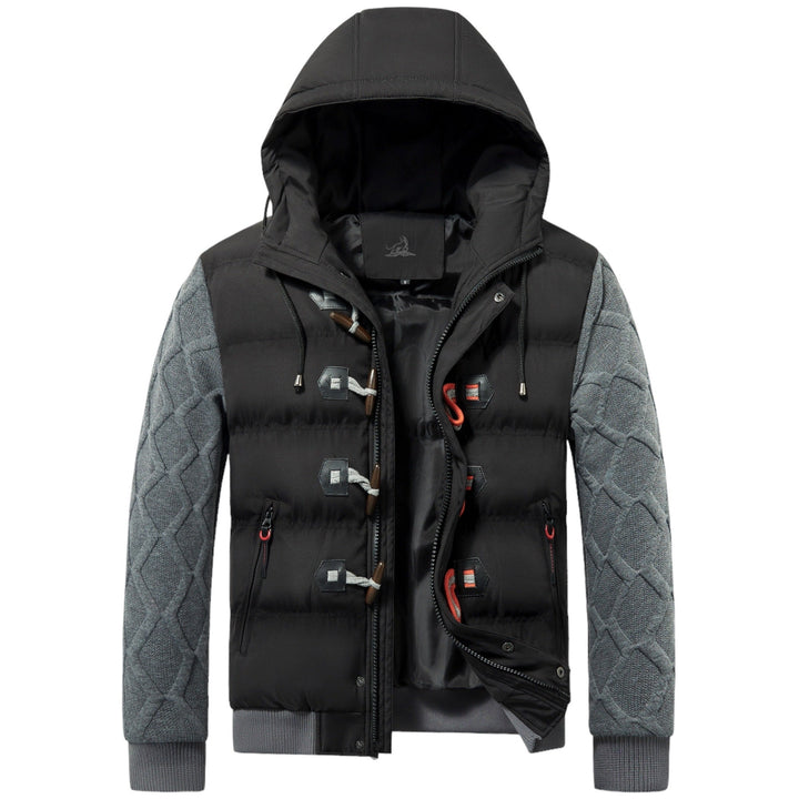 Men’s Hooded Puffer Toggle Winter Jacket