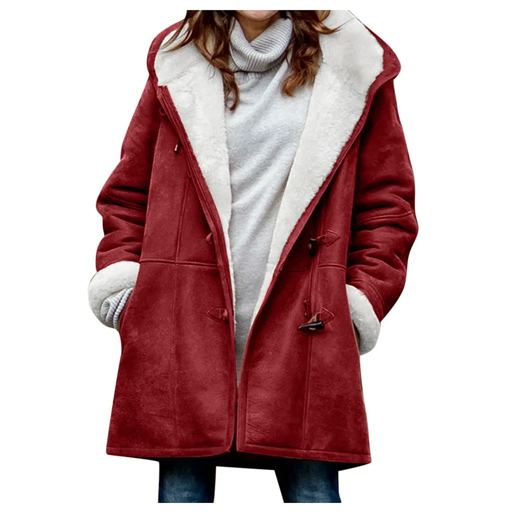 Women’s Sherpa Hooded Warm Winter Coat