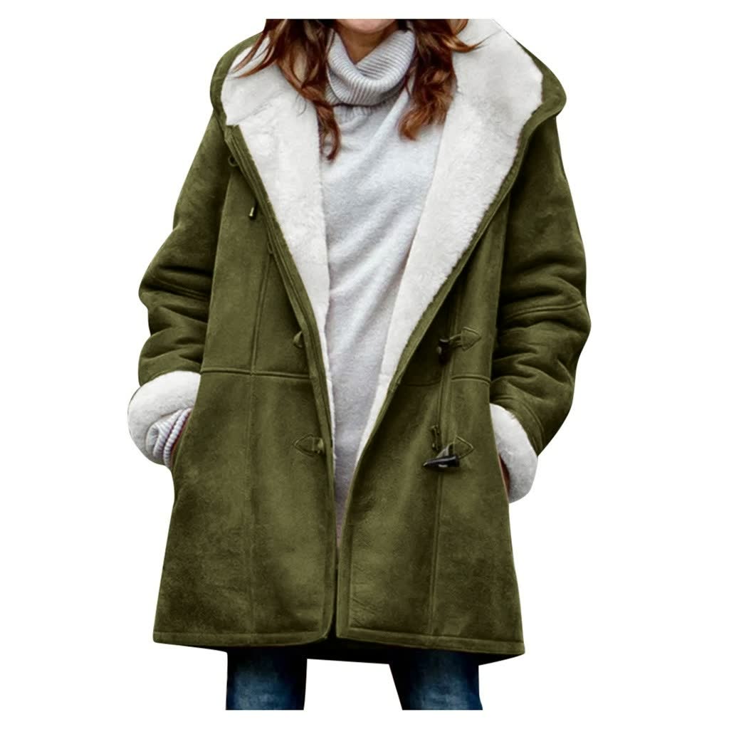 Women’s Sherpa Hooded Warm Winter Coat