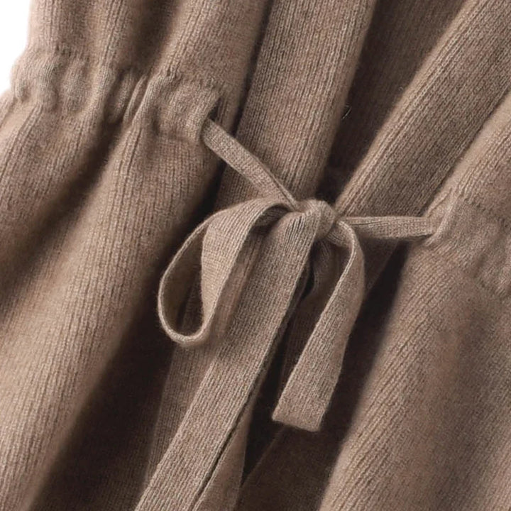 Women's Belted Ribbed Knit Vest