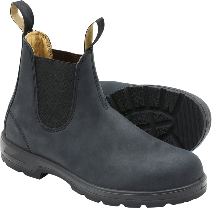 Ankle Chelsea Boots with Grip Sole for Work