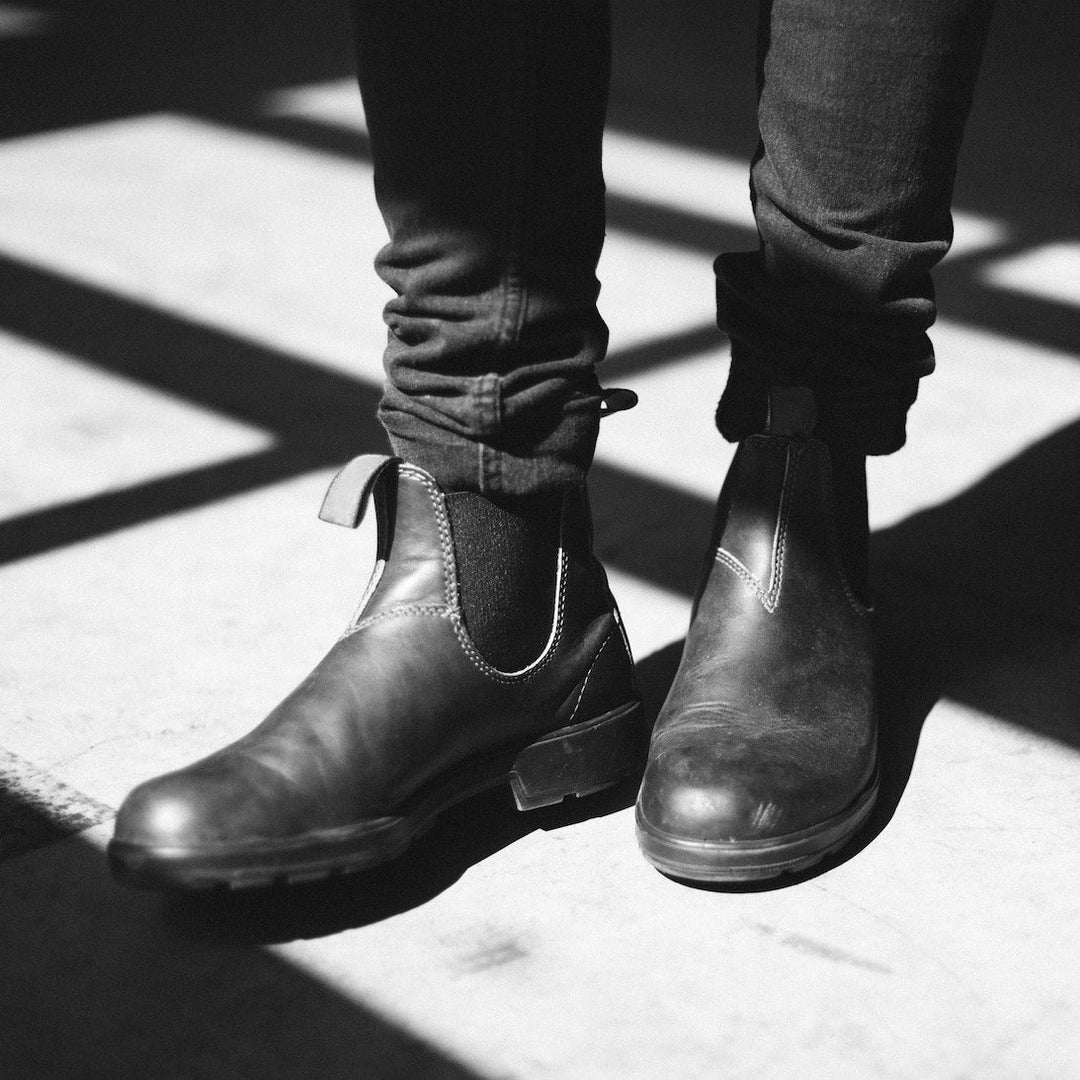 Ankle Chelsea Boots with Grip Sole for Work
