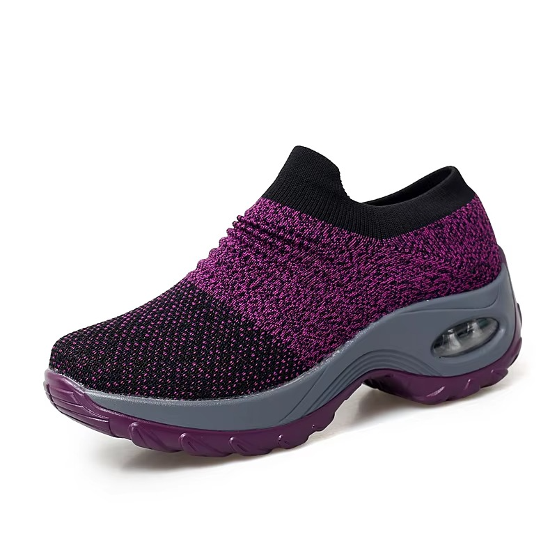 Women’s Marl Knit Platform Air-Cushion Orthopaedic Sneakers