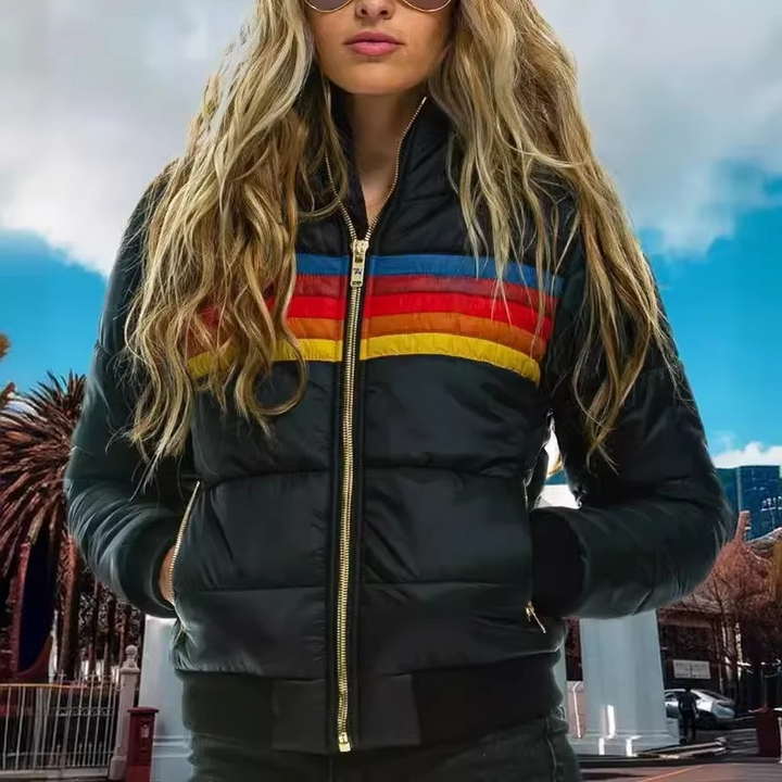 Women’s Outdoor Colour Block Puffer Jacket