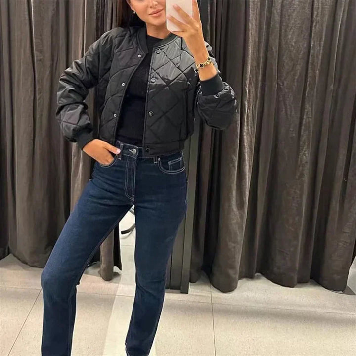 Women's Cozy Bomber Jacket - Amelia 1