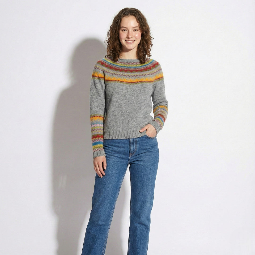 Women's Cozy Cream Knitted Jumper - Sophie 0