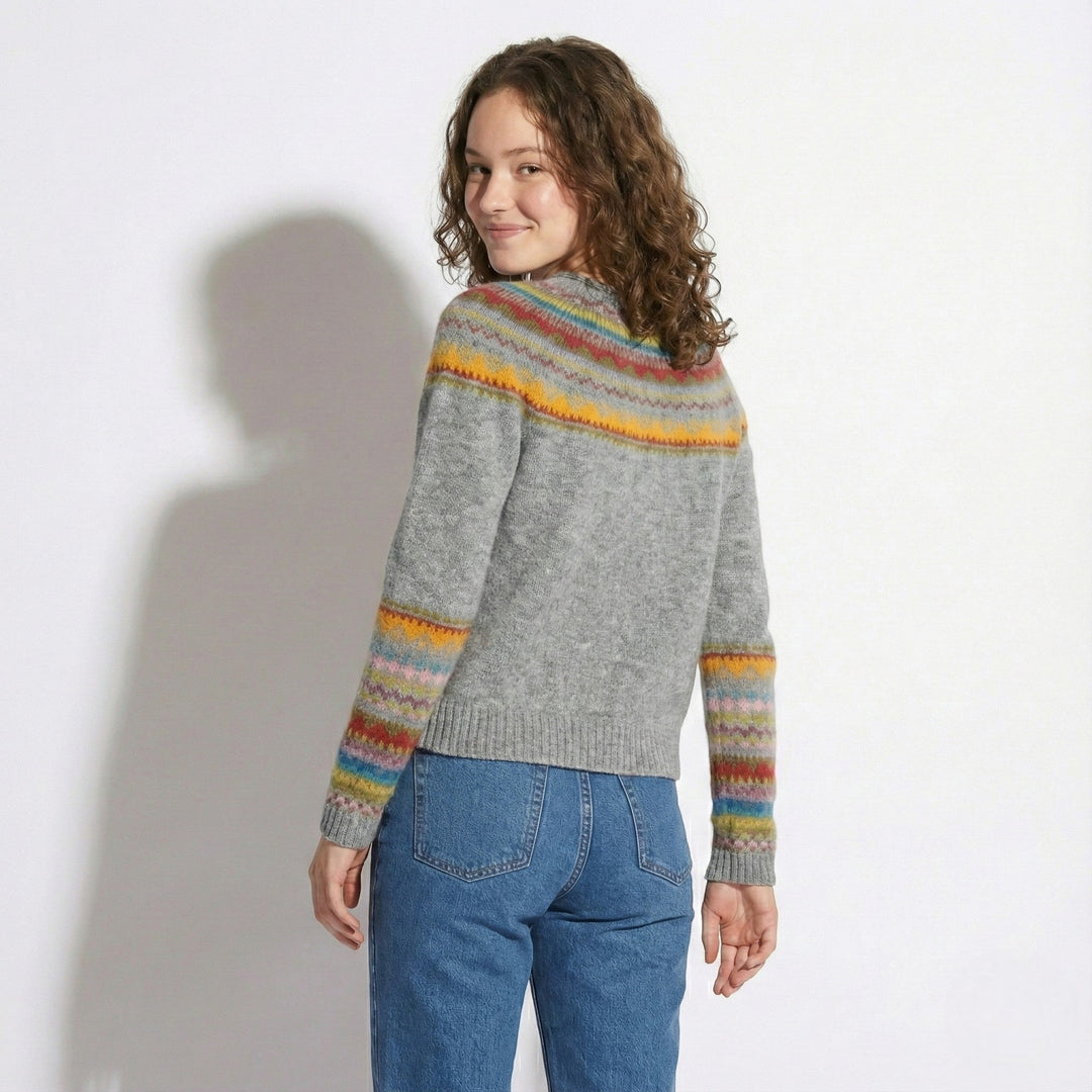 Women's Cozy Cream Knitted Jumper - Sophie 1