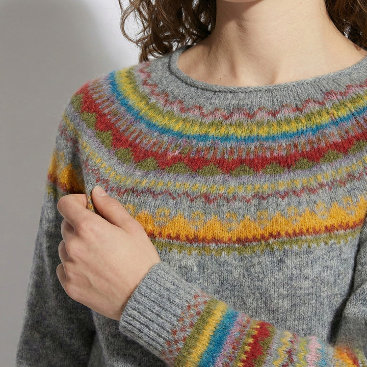 Women's Cozy Cream Knitted Jumper - Sophie 3