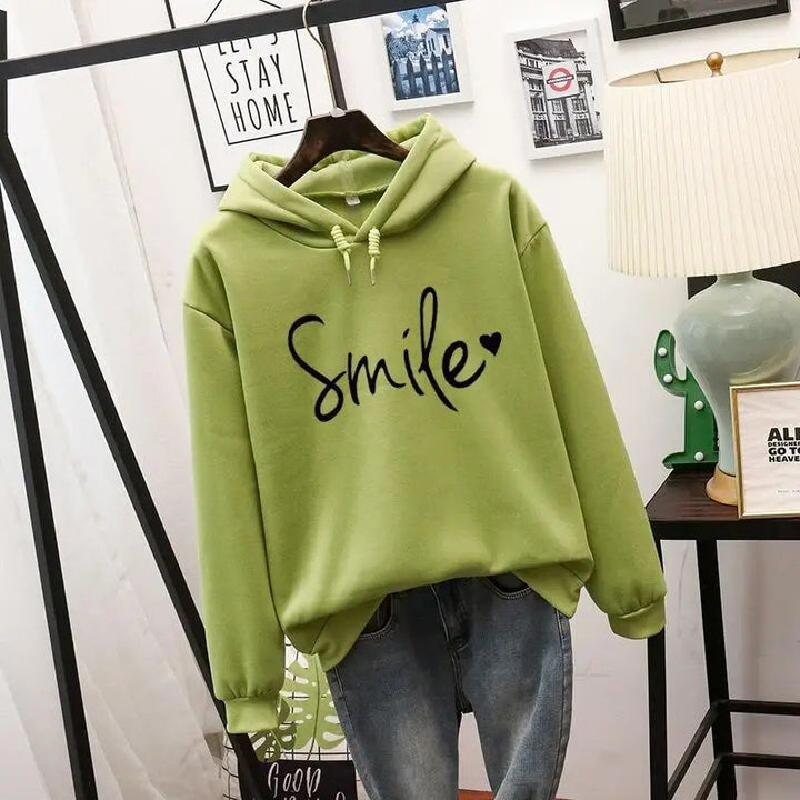 Women's Cozy Smile-Love Hoodie - Emily 4