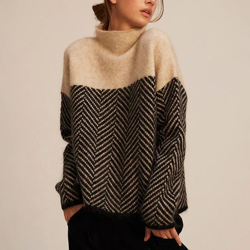 Women's Cozy White Knitted Jumper - Sophia 0