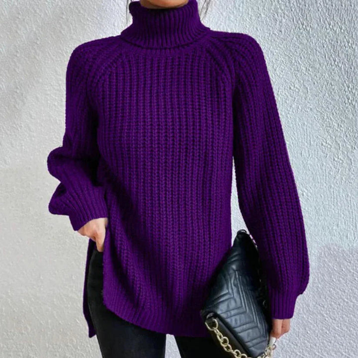 Women's Elegant Knitted Turtleneck Sweater - Isabella 5