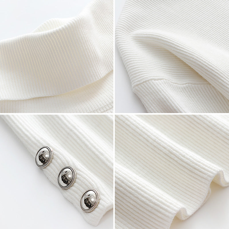 Women's Elegant Oversized Turtleneck Sweater - Clara 6