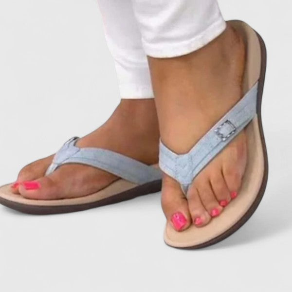 Women’s Orthopaedic Toe-Post Ankle Strap Sandals | Sienna