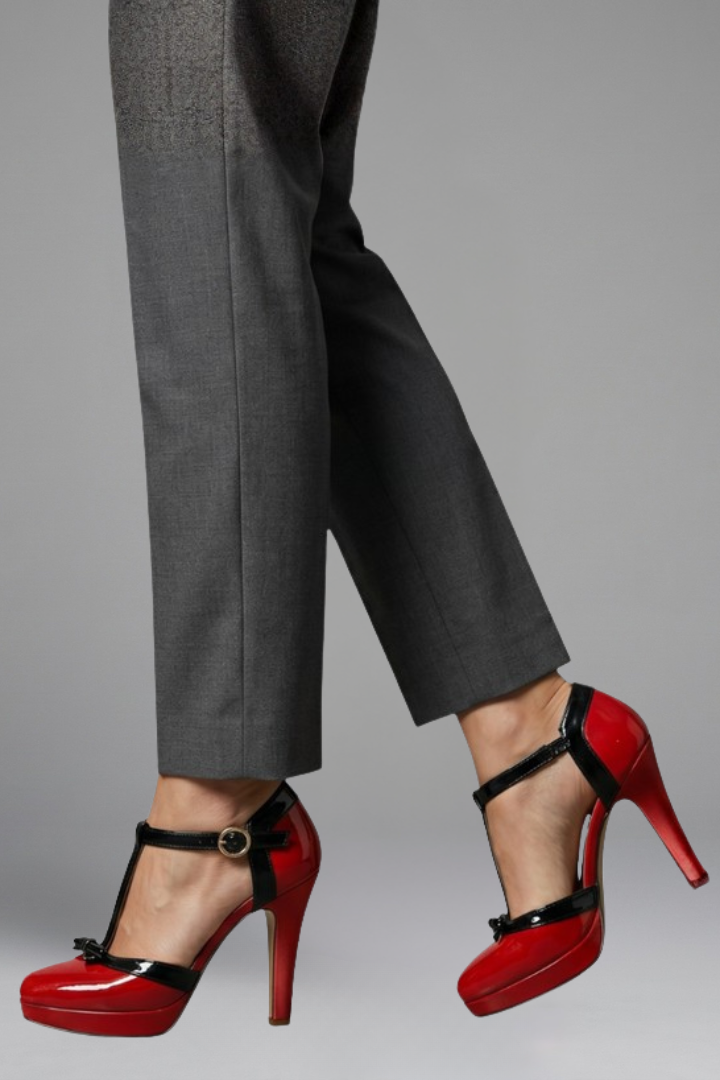 Women’s Patent Platform Mary Jane Heels | Maya