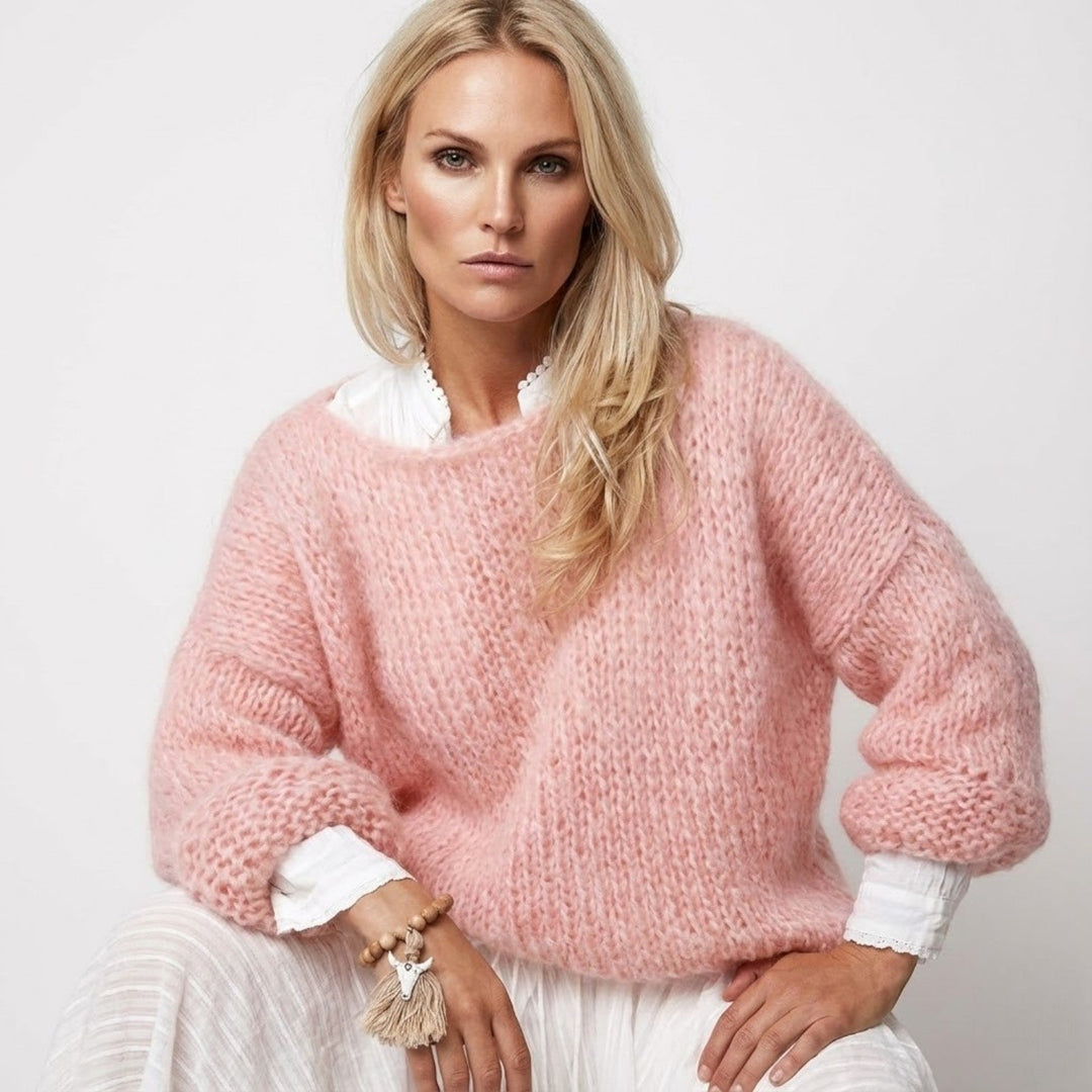 Women's Oversized Chunky Knit Jumper - Sophie 7