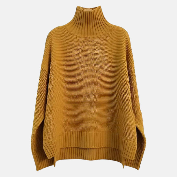 Women's Oversized Wool Roll Neck Jumper - Isabella 4