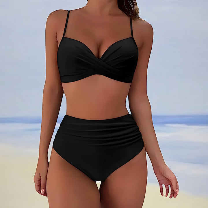 Women’s Twist Front High Waisted Bikini Set | Tessa