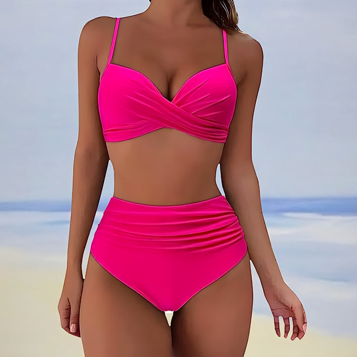 Women’s Twist Front High Waisted Bikini Set | Tessa