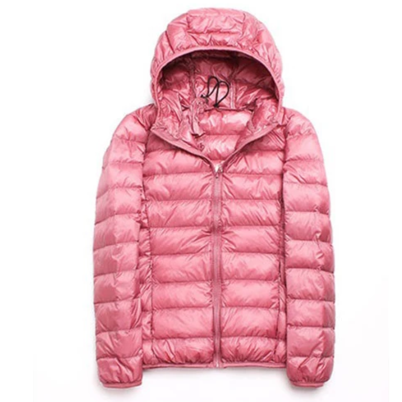 Women’s Lightweight Hooded Puffer Travel Jacket